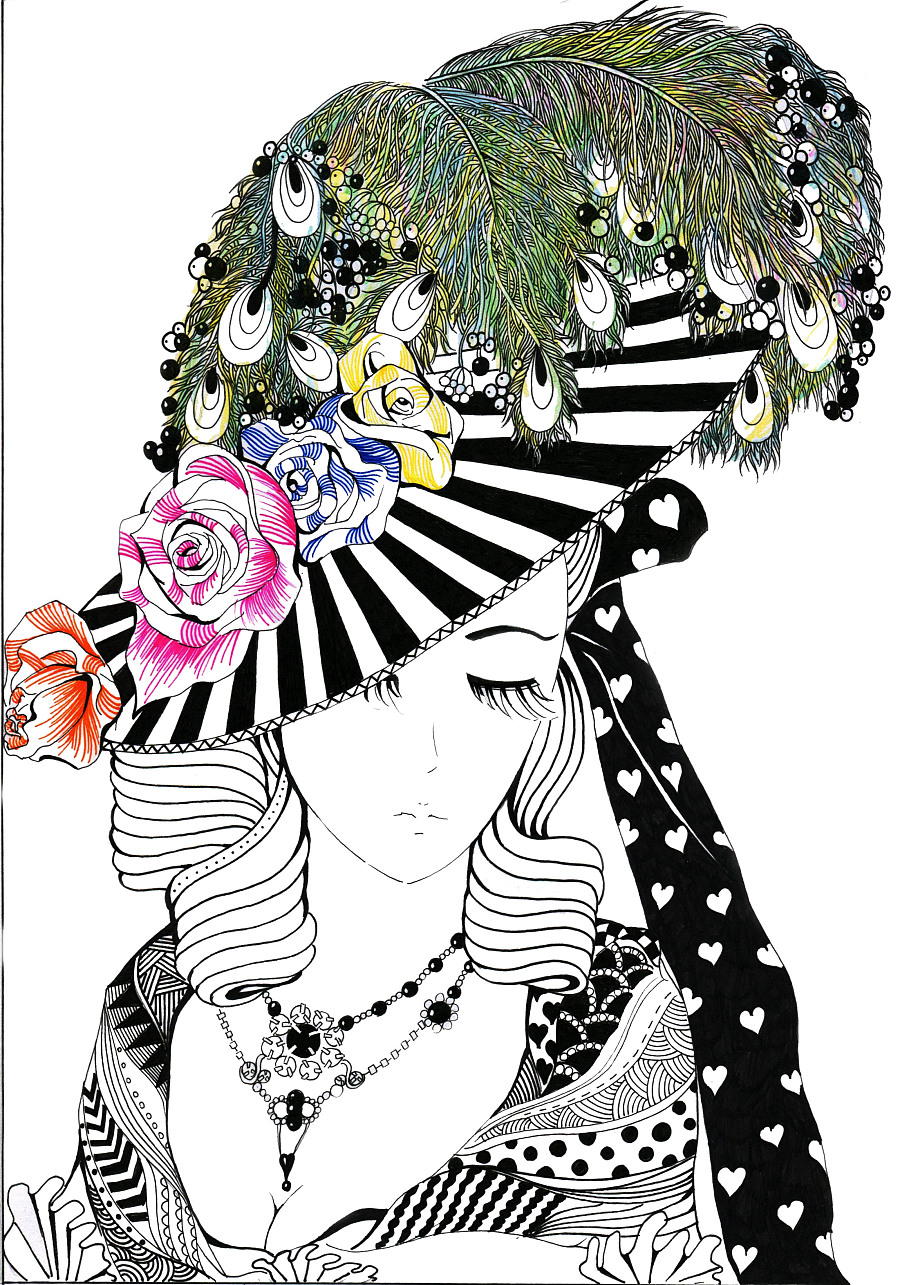 黑白裝飾畫|商業(yè)插畫|插畫|My豪美 - 原創(chuàng)設(shè)計作品 